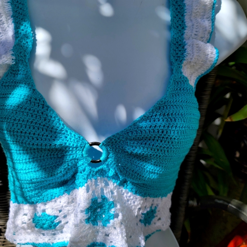 Hand-made. Girth 30 inches +. soft material.     I DO NOT ACCEPT RETURNS - Picture 2 of 5